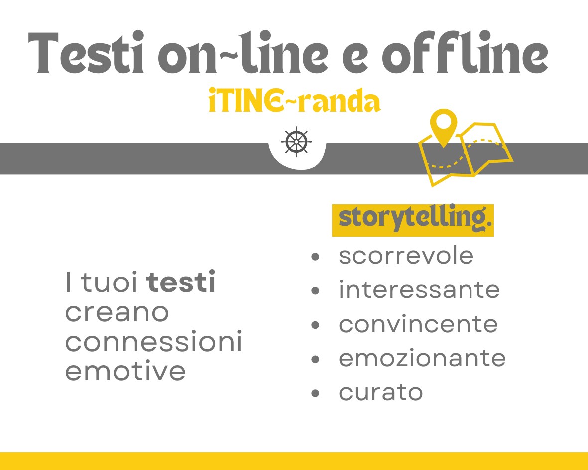 Testi per siti web, Identità verbale, Marina Atzori, Narrazione, Storytelling, Scrittura di business